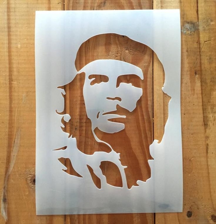 Трафаретный портрет