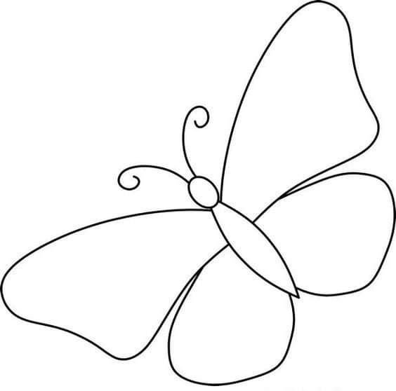 Трафареты бабочки