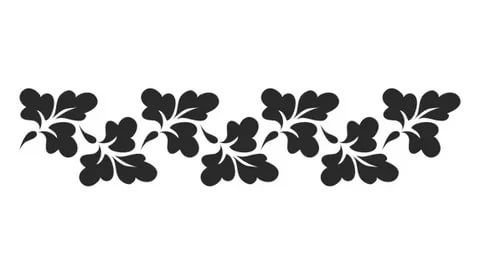 Трафареты узоров для стен