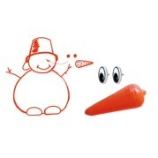 Нос снеговика