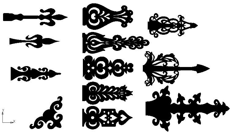 Кованые петли для ворот