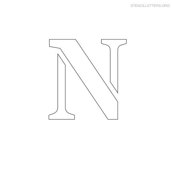 Трафарет букв