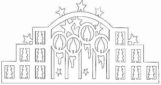 Замок вытынанки для вырезания