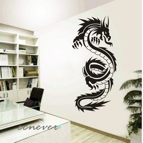 Дракон на стене