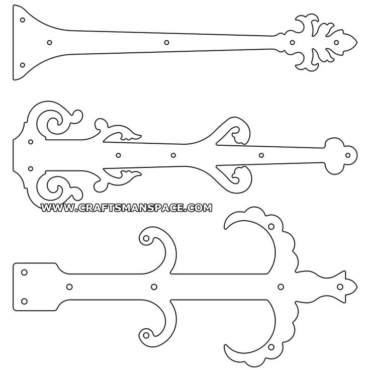 Декоративные петли для дверей