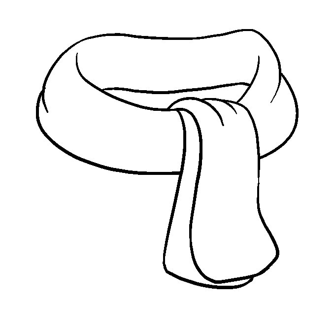 Эскиз шарфа