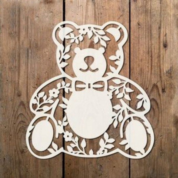 Вытынанка Медвежонок