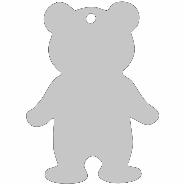 Медвежонок для вырезания