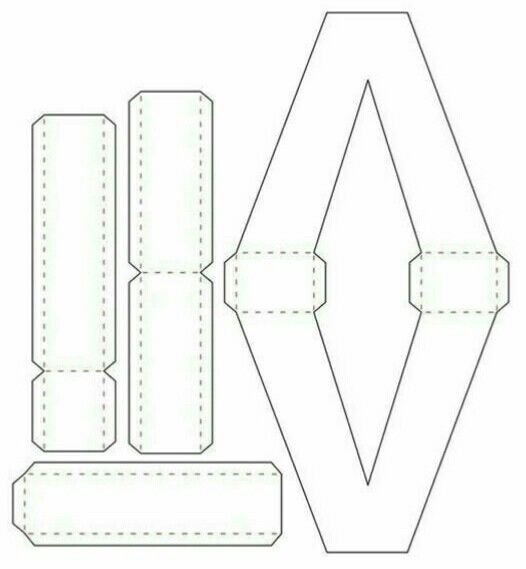 Буквы объемные шаблон