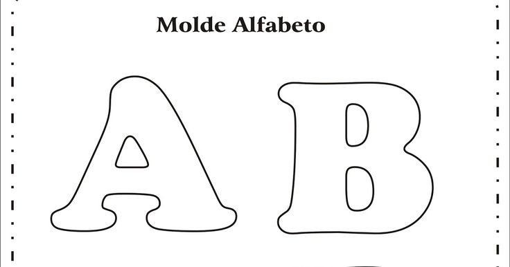 Алфавит из фетра выкройки