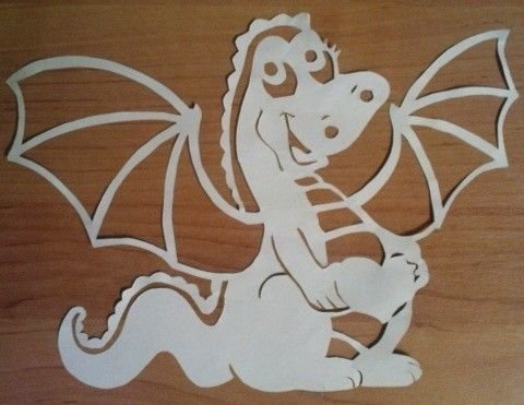 Трафареты драконов для украшения окон