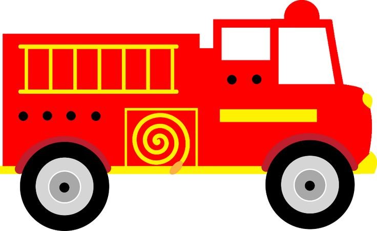 Аппликация пожарная машина
