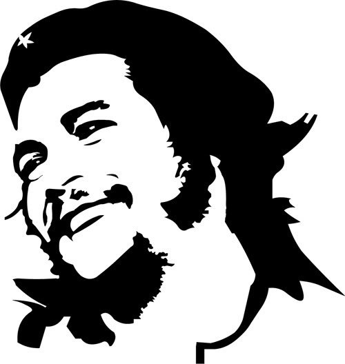 Че Гевара трафарет