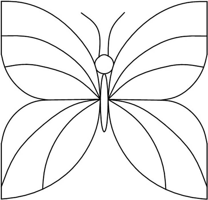 Контур рисунка для витража