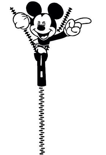Микки Маус трафарет