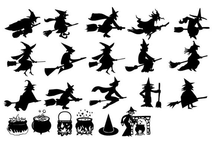 Ведьма на Хэллоуин