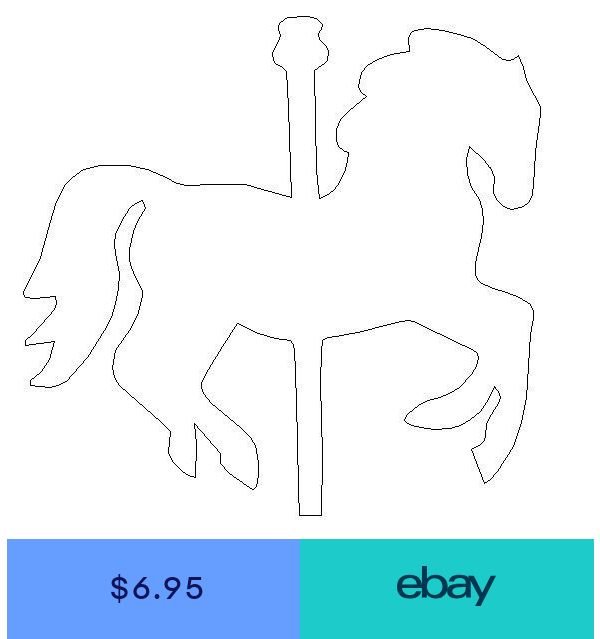 Лошадь Карусель макет