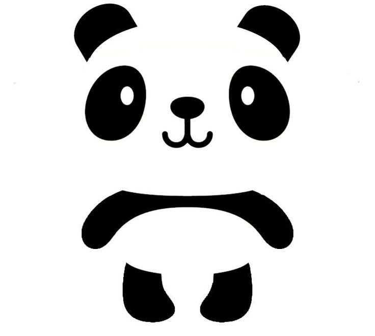 Панда рисунок