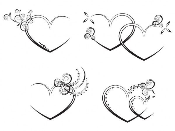 Трафареты для росписи свадебных бокалов