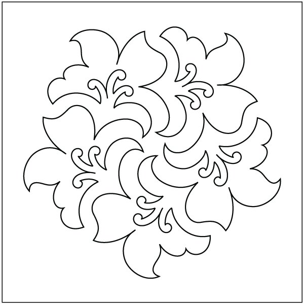 Татарский орнамент раскраска