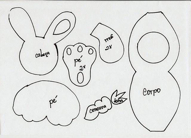 Пасхальные игрушки из фетра выкройки