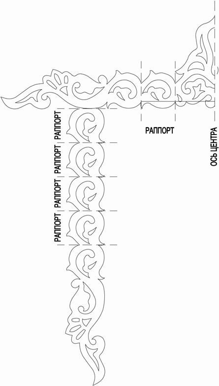 Трафареты оконных резных наличников