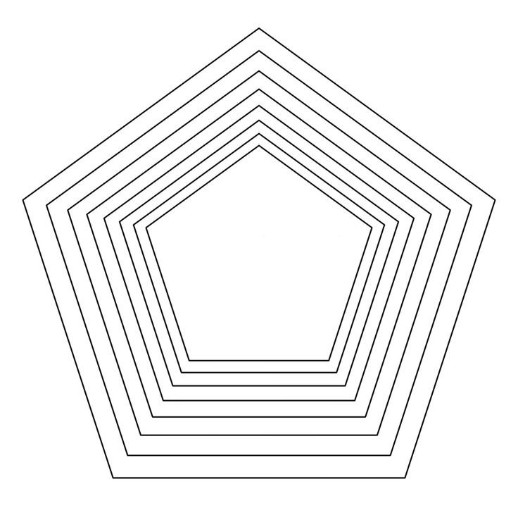 Пятиугольные фигуры