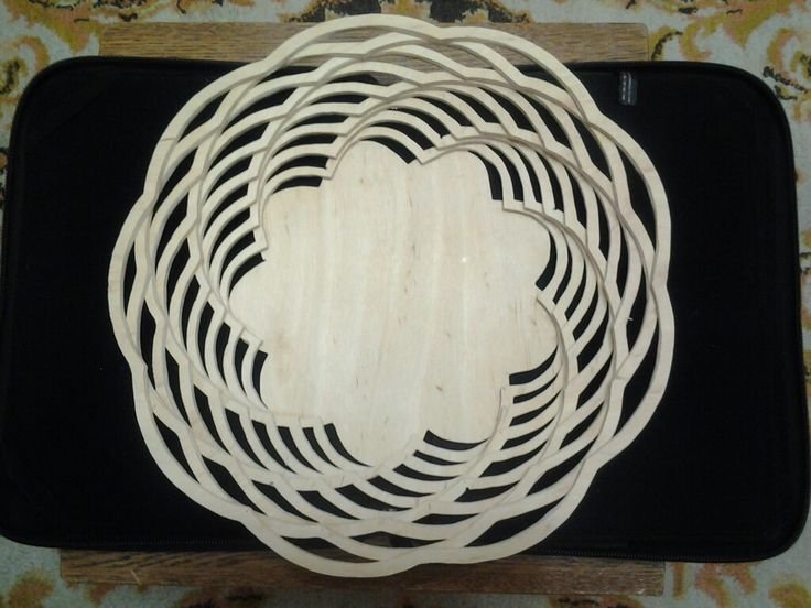 Выпиливание тарелок