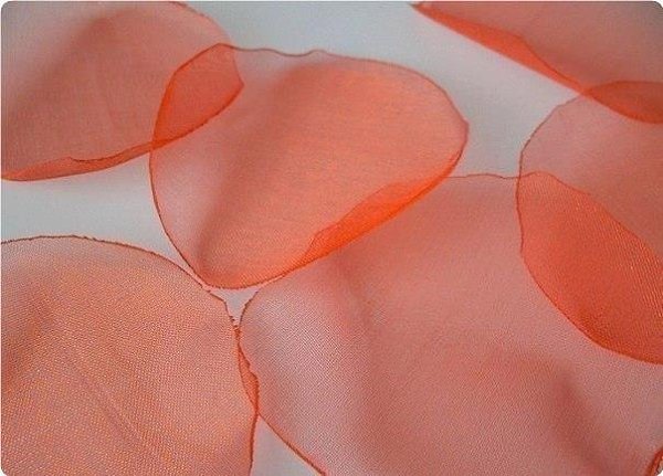 Цветы из органзы мастер класс