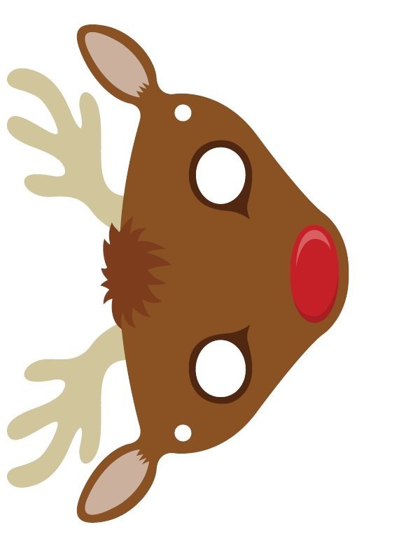 Маска оленя для детей