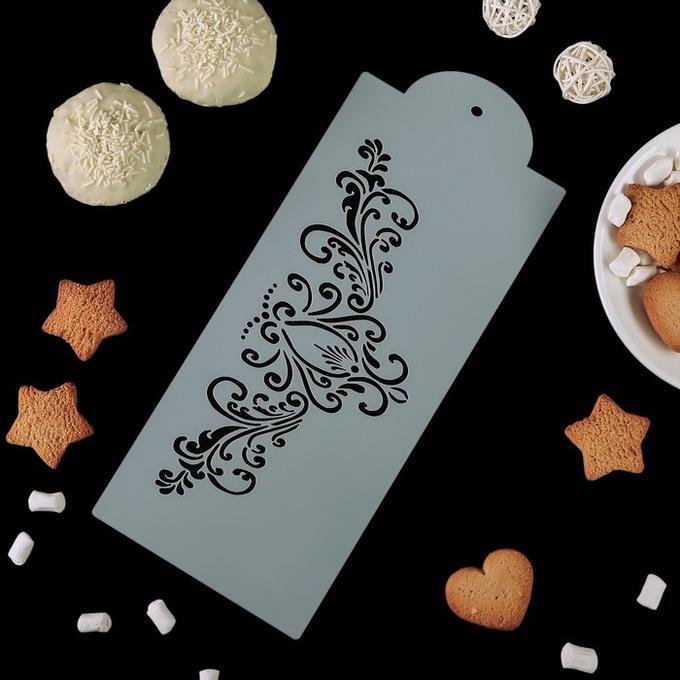 Трафарет для украшения десерта