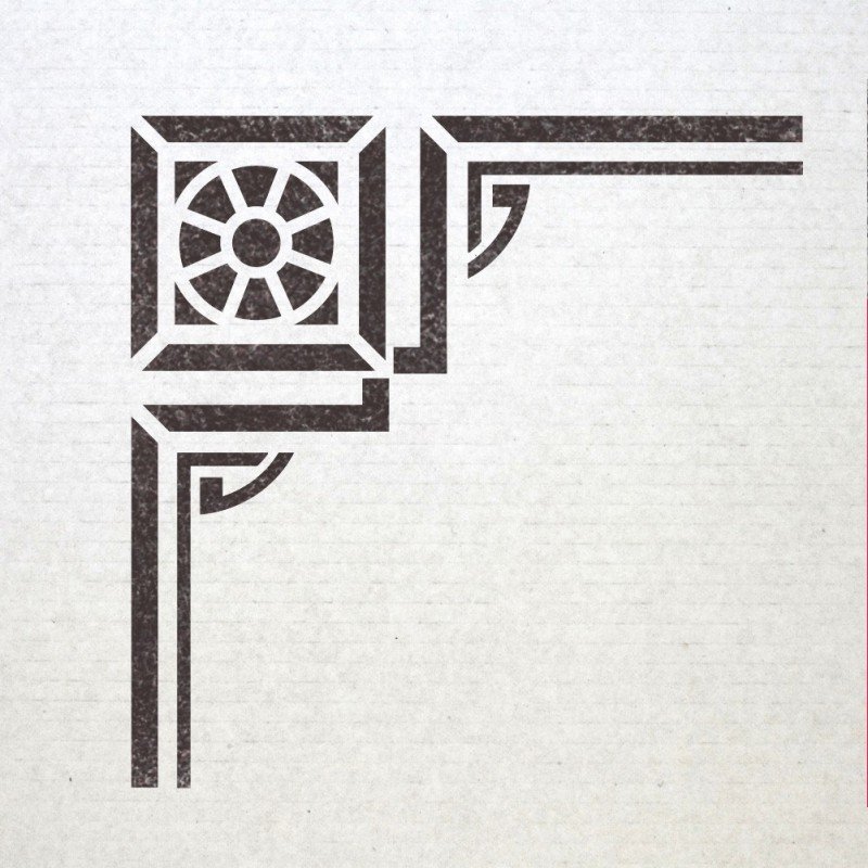 Трафарет угловой