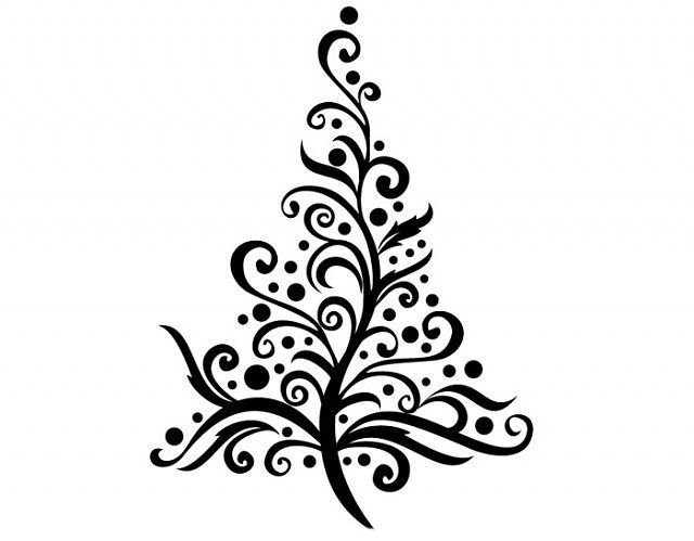 Новогодние узоры легкие