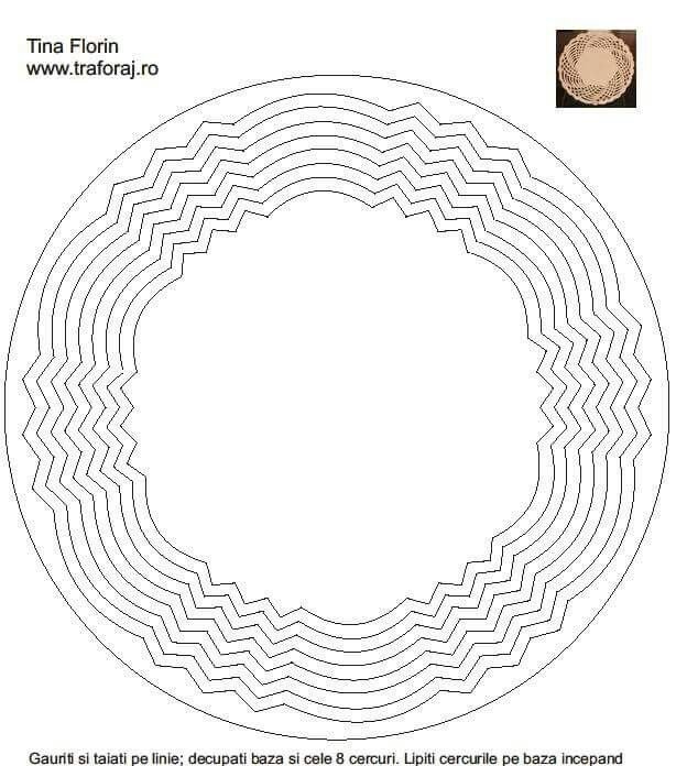 Тарелка из фанеры чертежи