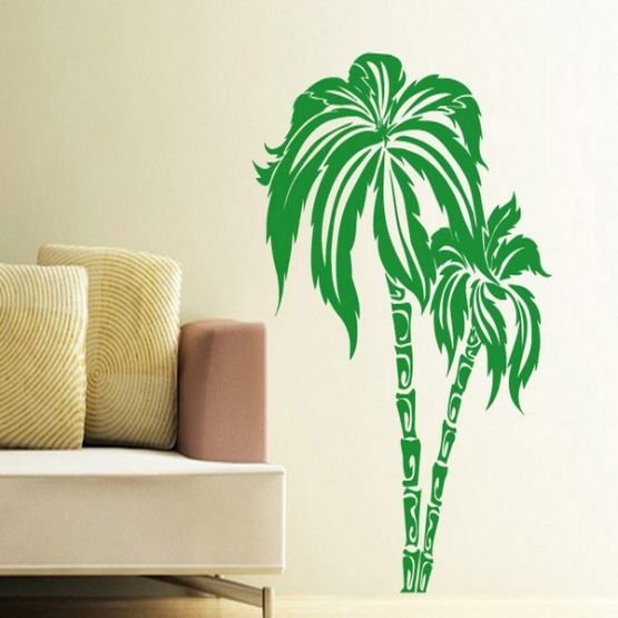 Трафареты Пальма для декора