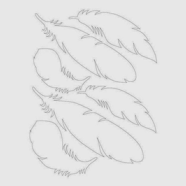 Перья для вырезания