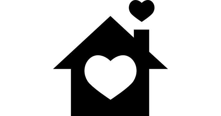 Домик силуэт