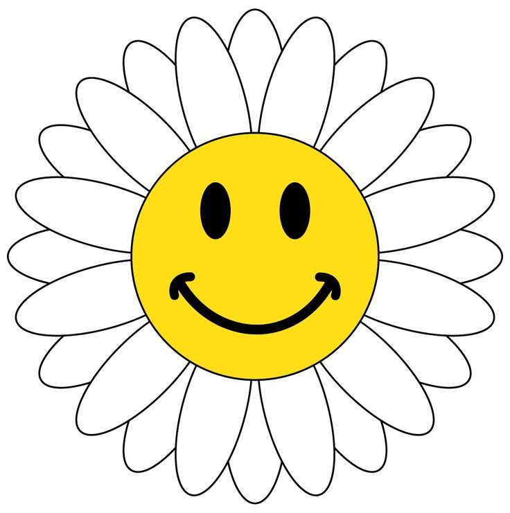 Ромашка смайлик
