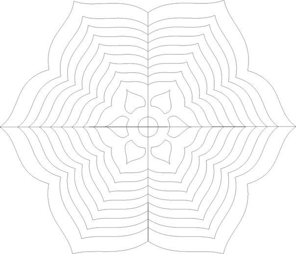 Трафареты тарелок из фанеры