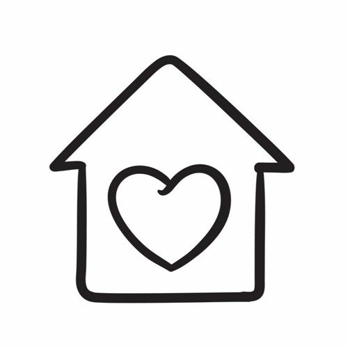 Иконка домик с сердечком