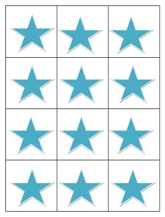 Звездочки для дошкольников