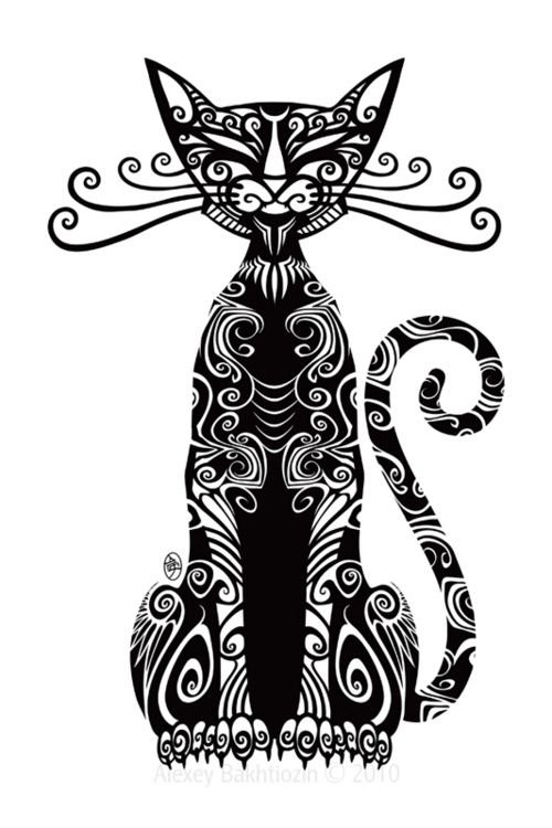 Стилизованные кошки