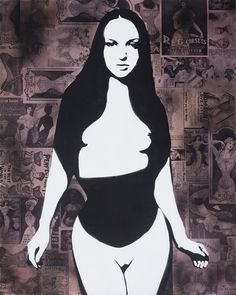 Монализа арт черно белые