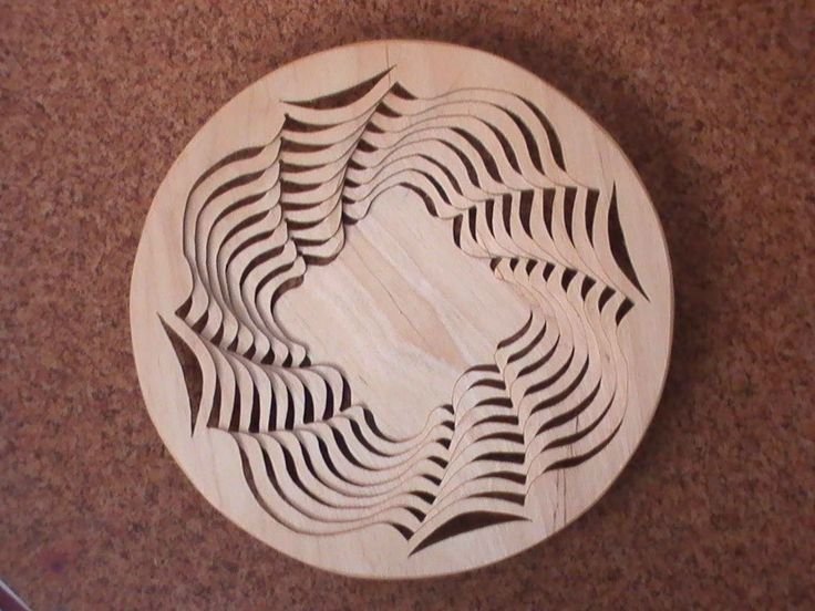 Резные тарелки из фанеры