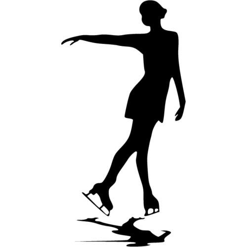 Силуэт фигуристки