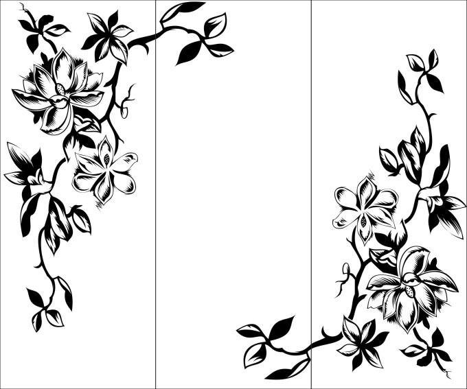 Трафарет для шкафа