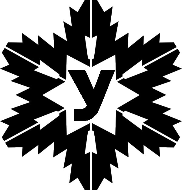 снежинка с буквами