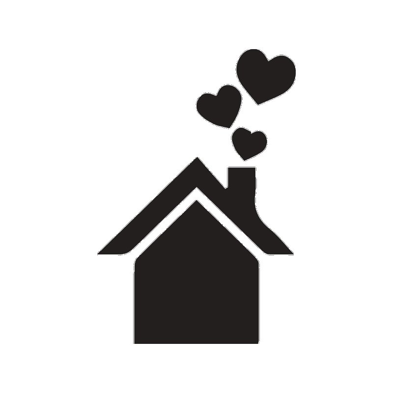 Домик силуэт