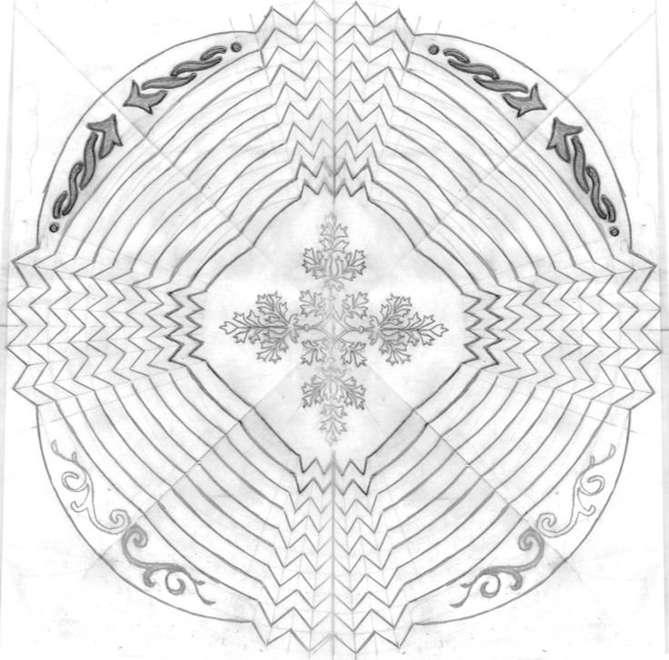 Выпиливание тарелки чертежи