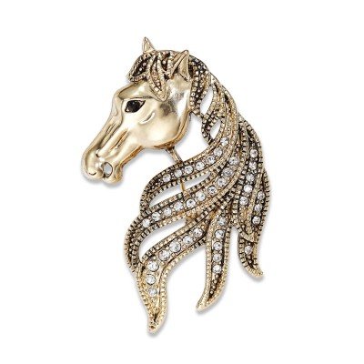 Брошка лошадь